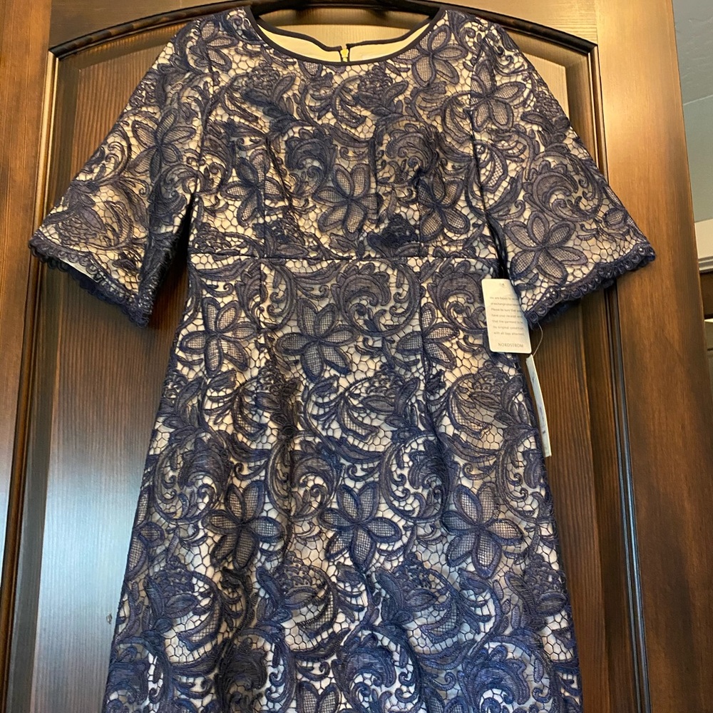 NWT🎉🎀 Mid-length blue lace dress👗